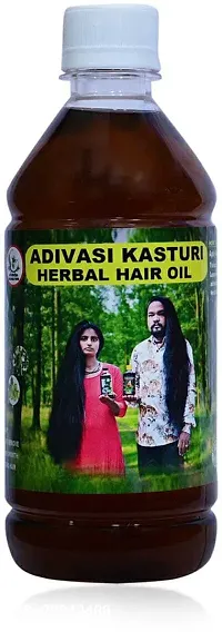 Classic Adivasi Neelambari Kasturi Herba Hair Oil For Hair Regrowth And Hair Fall Control Hair Oil (500 Ml) Pack Of 1-thumb0