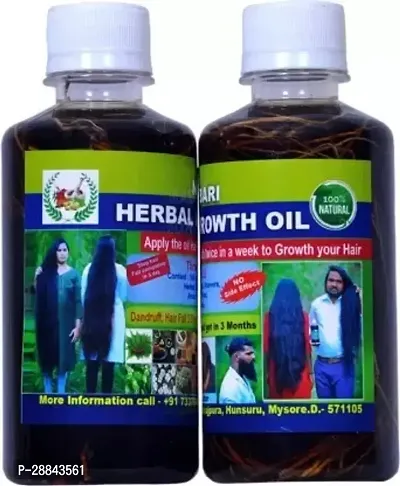 Classic Adivasi Neelambari Hair Care Pure Ayurveda Herbal Hair Oil (500 Ml) Pack Of 2-thumb0