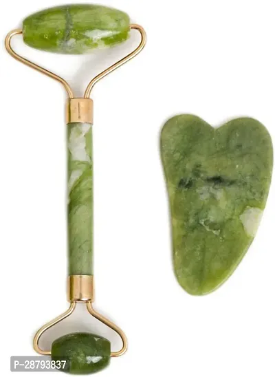 Classic Jade Roller Face Massager With Gua Sha Improves Skin Elasticity Reduce Wrinkles