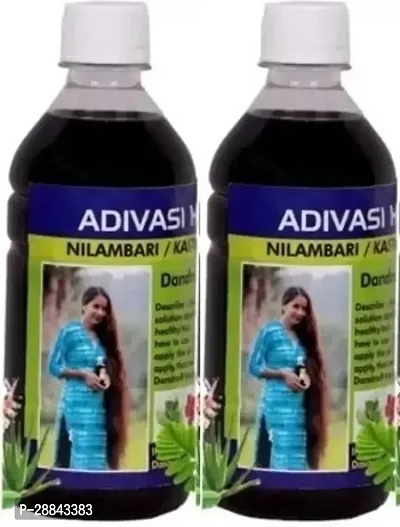 Classic Adivasi Neelambari-Kalkin Herbal Hair Oil (400 Ml) Pack Of 2-thumb0