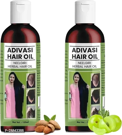 Classic Adivasi Neelgiri Herbal Hair Oil Hair Oil (250 Ml) Pack Of 2-thumb0