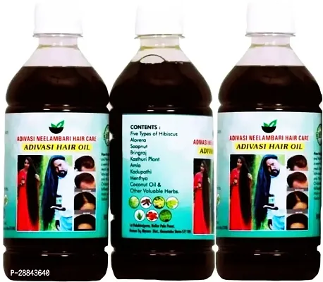 Classic Adivasi Hair Growth Oil003 Hair Oil (750 Ml) Pack Of 3-thumb0