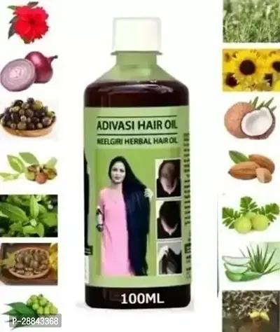 Classic Adivasi Neelgiri,Tulsi,Neem,Amla Herbal Hair Oil(100Ml) Hair Oil (100 G) Pack Of 1-thumb0