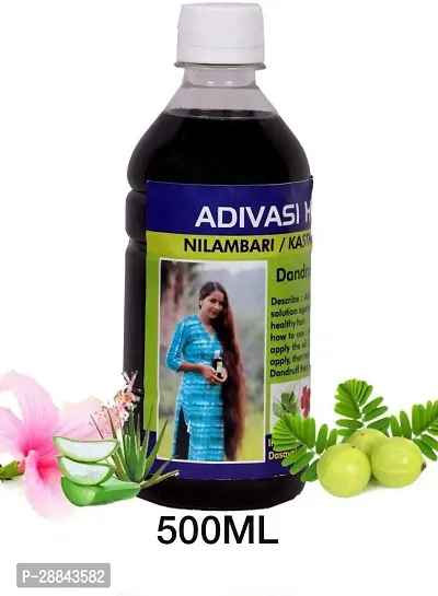 Classic Adivasi Neelambari Ayurvedic Herbal Oil Hair Oil (500 Ml) Pack Of 1-thumb0