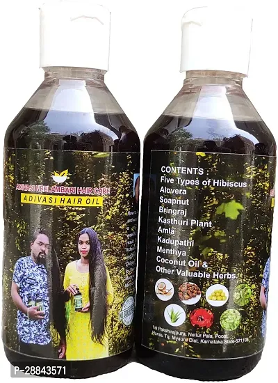 Classic Adivasi Neelambari Best Hair Growth Oil Pack Of 2 Hair Oil (500 Ml) Pack Of 2-thumb0