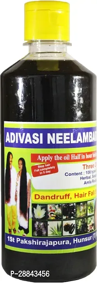 Classic Adivasi Neelambari Ayurvedic Herbal Hair Oil For Dandruff Control And Hair Fall Control For Unisex Hair Oil (240 Ml) Pack Of 1-thumb0