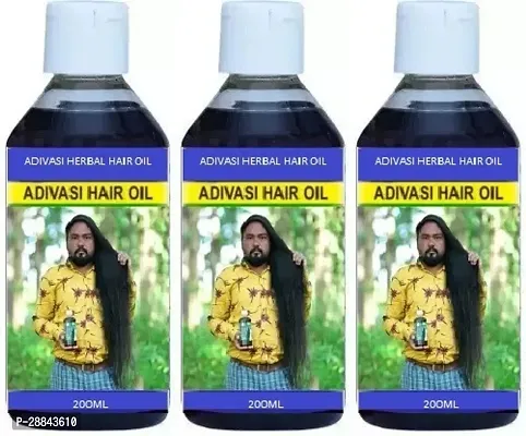 Classic Adivasi Neelambari Herbal Hair Growth Oil(Kalkin) Hair Oil (600 Ml) Pack Of 3-thumb0