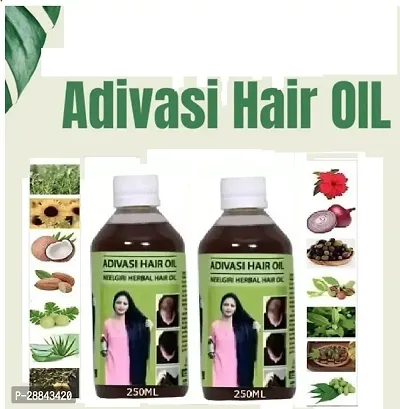 Classic Adivasi Kalkin,Neelambari Herbal Hair Oil(500Ml) Pack Of 2-thumb0