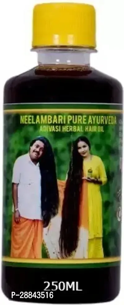 Classic Adivasi Best Neelambari Herbal Hair Growth Oil For Men and Woman Hair Care Hair Oil (250 Ml) Pack Of 1-thumb0