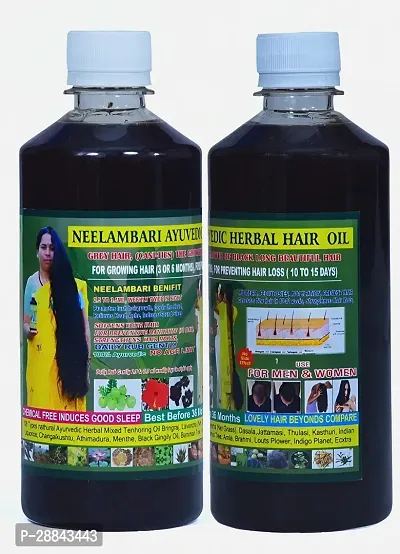 Classic Adivasi Neelambari Ayuvedic Herbal Hair Oil 500Ml Pack Of 2-thumb0