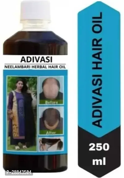 Classic Adivasi New Sky Blue Hair Oil 250Ml Pack Of 1 Hair Oil (250 Ml) Pack Of 1-thumb0