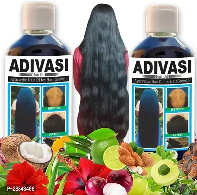 Classic Adivasi Natural Ayurvedic Strong Roots Oil, Privents Hair Fall Hair Oil (500 Ml) Pack Of 2-thumb0