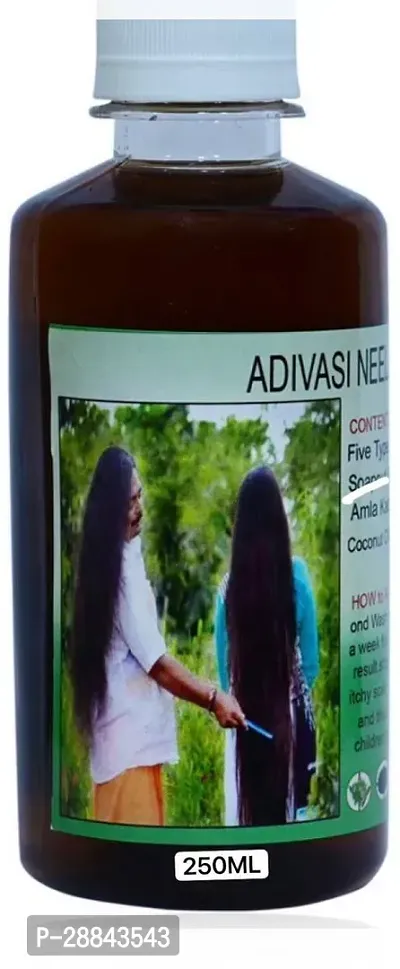 Classic Adivasi Neelambari Herbal Hair Growth Oil For Anti Dandruff/Anti Hair FallandHair Growth Hair Oil (250 Ml) Pack Of 1-thumb0