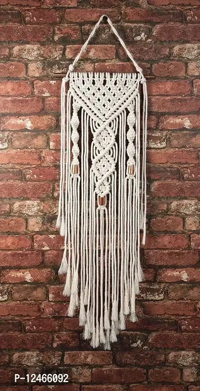 Stylish Fancy Wood  Cotton Rope Rope Wall Hanging