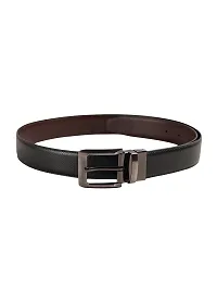 ZEVORA Reversible Leather Formal Black/Brown Belt for Men (Color-Black/Brown)-thumb4