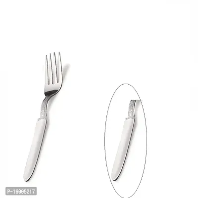 ZEVORA Stainless Steel Dinner Fork for Home/Kitchen, Set of 12 Pcs. (16 cm)-thumb2