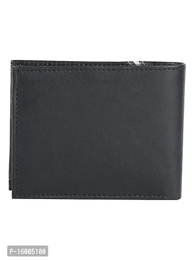 AVMART Indian Black Leather Men's Wallet (Black 011)-thumb5