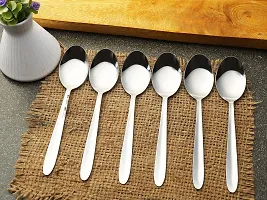 ZEVORA Premium Stainless Steel Cutlery Holder Stand Set- Set of 18 Spoons with Cutlery Holder Stand (SIG)-thumb3