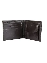 AVMART Indian Dark Brown Leather Men's Wallet (Dark Brown 09)-thumb1