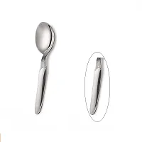 ZEVORA Stainless Steel Dinner Spoon Set of 12 Pcs. (16 cm)-thumb1