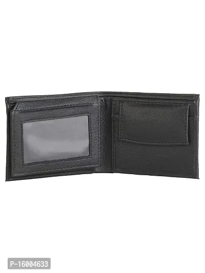 AVMART Indian Black Leather Men's Wallet (Black 07)-thumb4