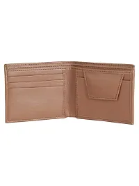 AVMART Indian Light Tan Leather Men's Wallet (Light Tan 05)-thumb1