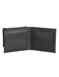 AVMART Indian Black Leather Men's Wallet (Black 07)-thumb1