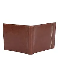 AVMART Indian Brown Leather Men's Wallet (Brown 15)-thumb3