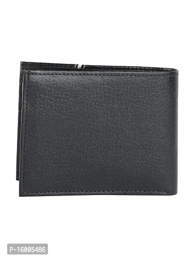 ZEVORA Men's and Women's Leather Card Holder Coin Wallet (Black)-thumb5