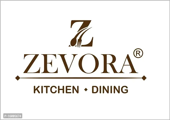 ZEVORA Pack of 2 Stainless Steel Basting/Serving Spoon (Chamcha) 32 cm-thumb3