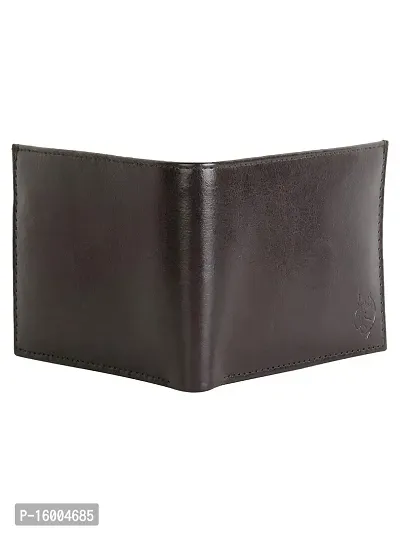 ZEVORA Men's and Women's Leather Card Holder Coin Wallet (Dark Brown)-thumb4