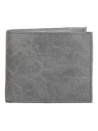 ZEVORA 11 Slot Leather Credit Debit Card Holder Wallet Coin Purse with for Men  Women (9 X 12 cm Grey)-thumb4