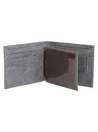 AVMART Indian Grey Leather Men's Wallet (Grey 03)-thumb3