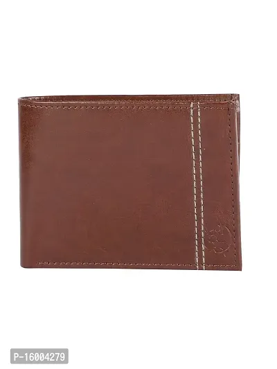 AVMART Indian Brown Leather Men's Wallet (Brown 15)