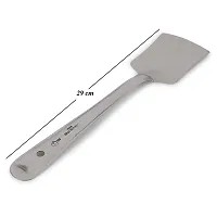 ZEVORA Pack of 2 Stainless Steel Tava Turners/Spatulas/Cooking Turner/Palta for Dosa, Roti, Chapati, 29 cm-thumb1