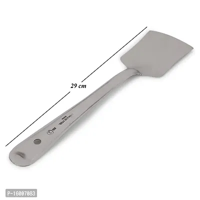 ZEVORA Pack of 2 Stainless Steel Tava Turners/Spatulas/Cooking Turner/Palta for Dosa, Roti, Chapati, 29 cm-thumb2