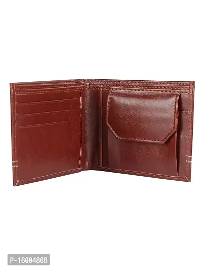 AVMART Indian Tan Leather Men's Wallet (TAN 008)-thumb2