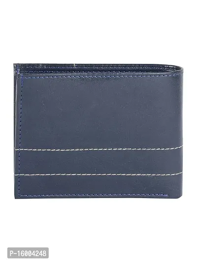 AVMART Indian Blue Leather Men's Wallet (Blue 19)-thumb5