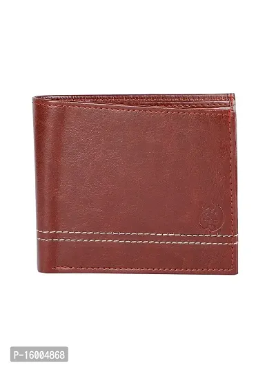 AVMART Indian Tan Leather Men's Wallet (TAN 008)