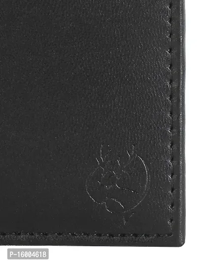 AVMART Indian Black Leather Men's Wallet (Black 06)-thumb5