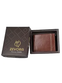 AVMART Indian Brown Leather Men's Wallet (Brown 15)-thumb2