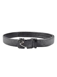 ZEVORA Men's Casual,Formal Leather Auto Lock Buckle Belt-thumb2