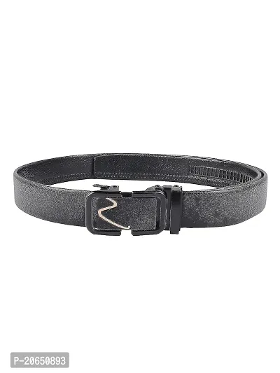 ZEVORA Men's Casual,Formal Leather Auto Lock Buckle Belt-thumb3