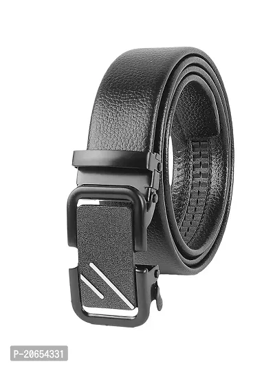 ZEVORA Men's Casual,Formal Leather Auto Lock Buckle Belt