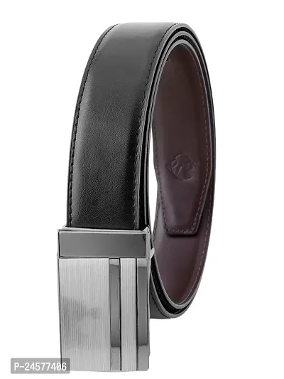 ZEVORA Men Reversible  Leather Belt-thumb5