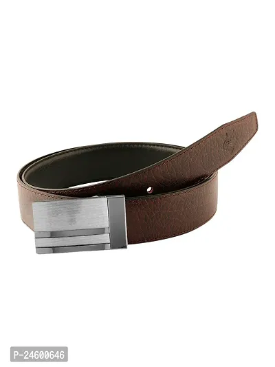 ZEVORA Men Reversible  Leather Belt-thumb3