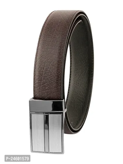 ZEVORA Men Reversible  Leather Belt-thumb5