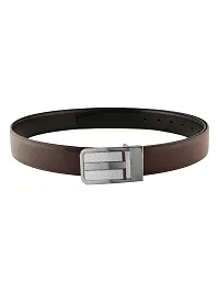 ZEVORA Men Reversible  Leather Belt-thumb1