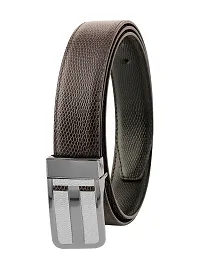 ZEVORA Men Reversible  Leather Belt-thumb4