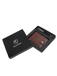 Zevora Mens Gift Combo Of Wallet  Pen(Pack Of 2)-thumb1